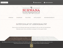 Tablet Screenshot of nirwana-matratzen.de